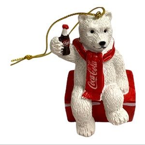 Coca Cola Polar Bear Christmas Tree Ornament Coke Decoration In Original Box
